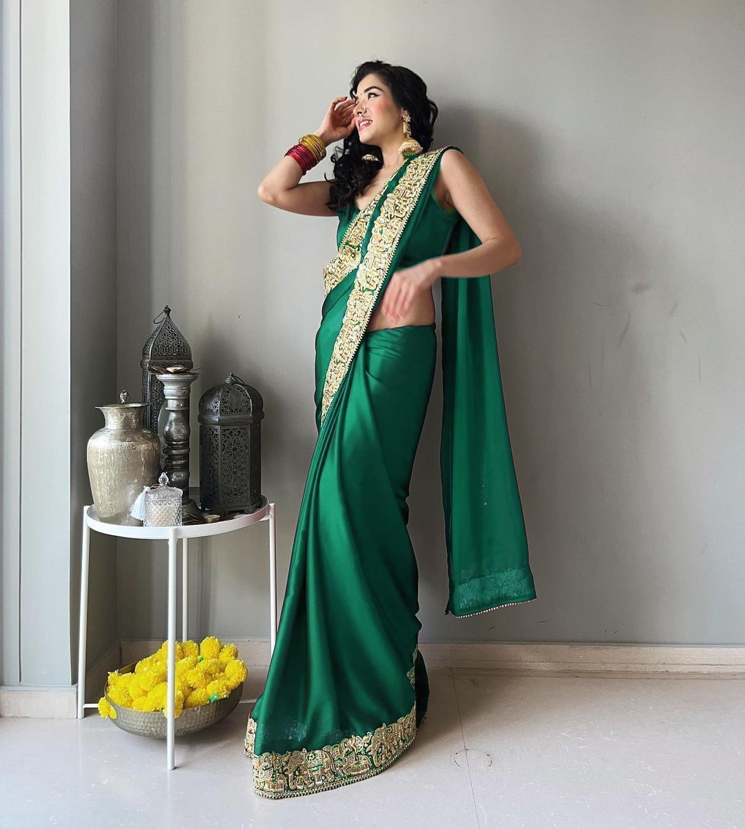 1137 New Super Hit Wholesale Party Wear Silk Sarees Catalog

